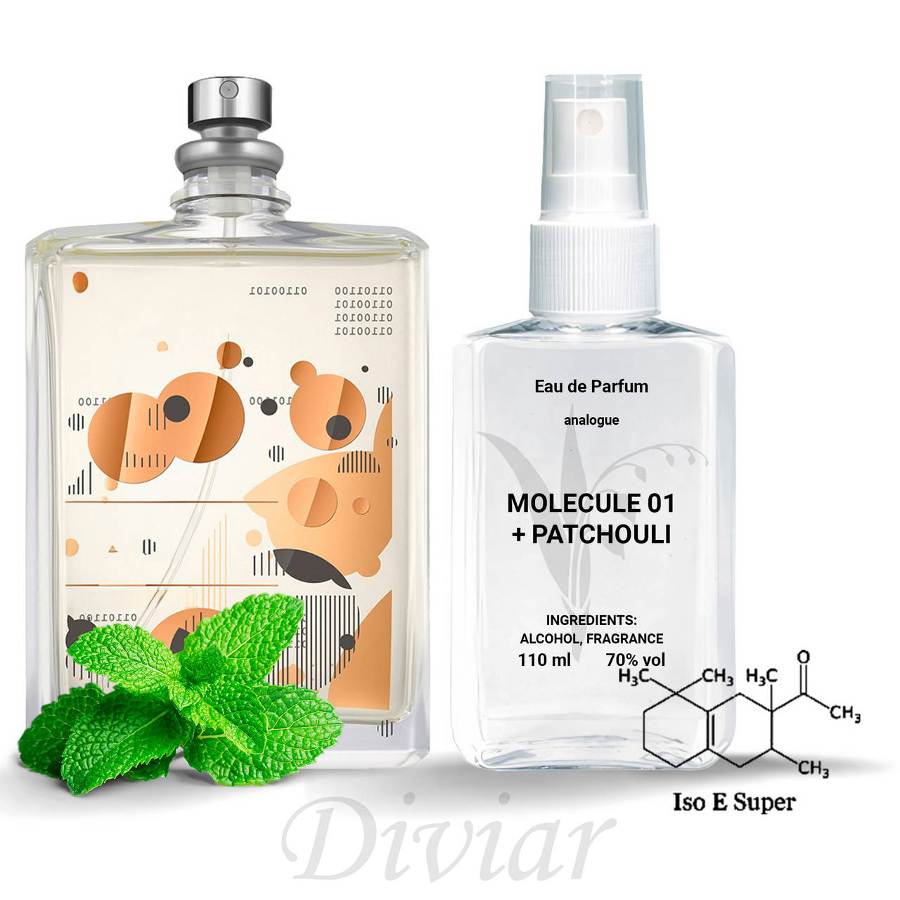 Аромат похож на эксцентрик молекула 01 + пачули, наливные французские духи, парфюмированная вода, духи унисекс