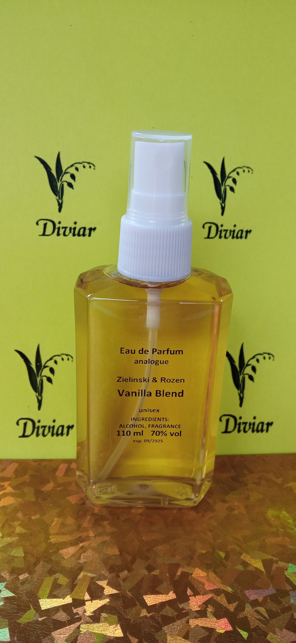 Аромат схожий на Zielinski & Rozen Vanilla Blend, парфумована вода, наливні французькі парфуми, унісекс