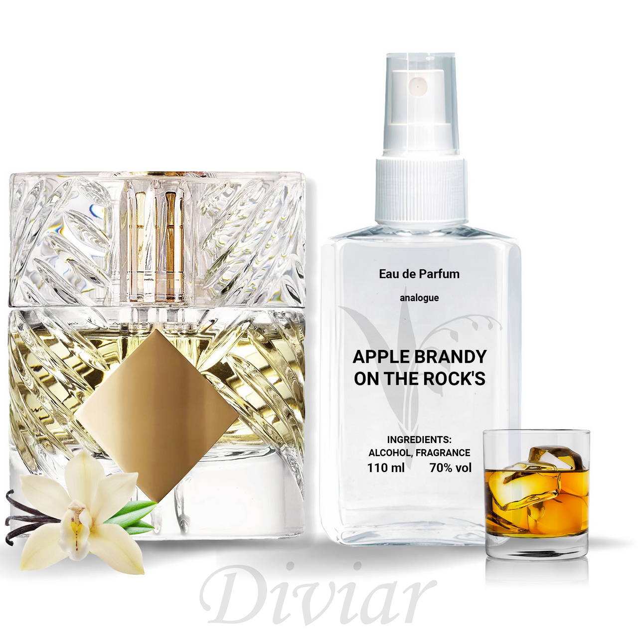 Аромат схожий на Kilian Apple brandy on the rock's, парфумована вода, наливні французькі парфуми, унісекс