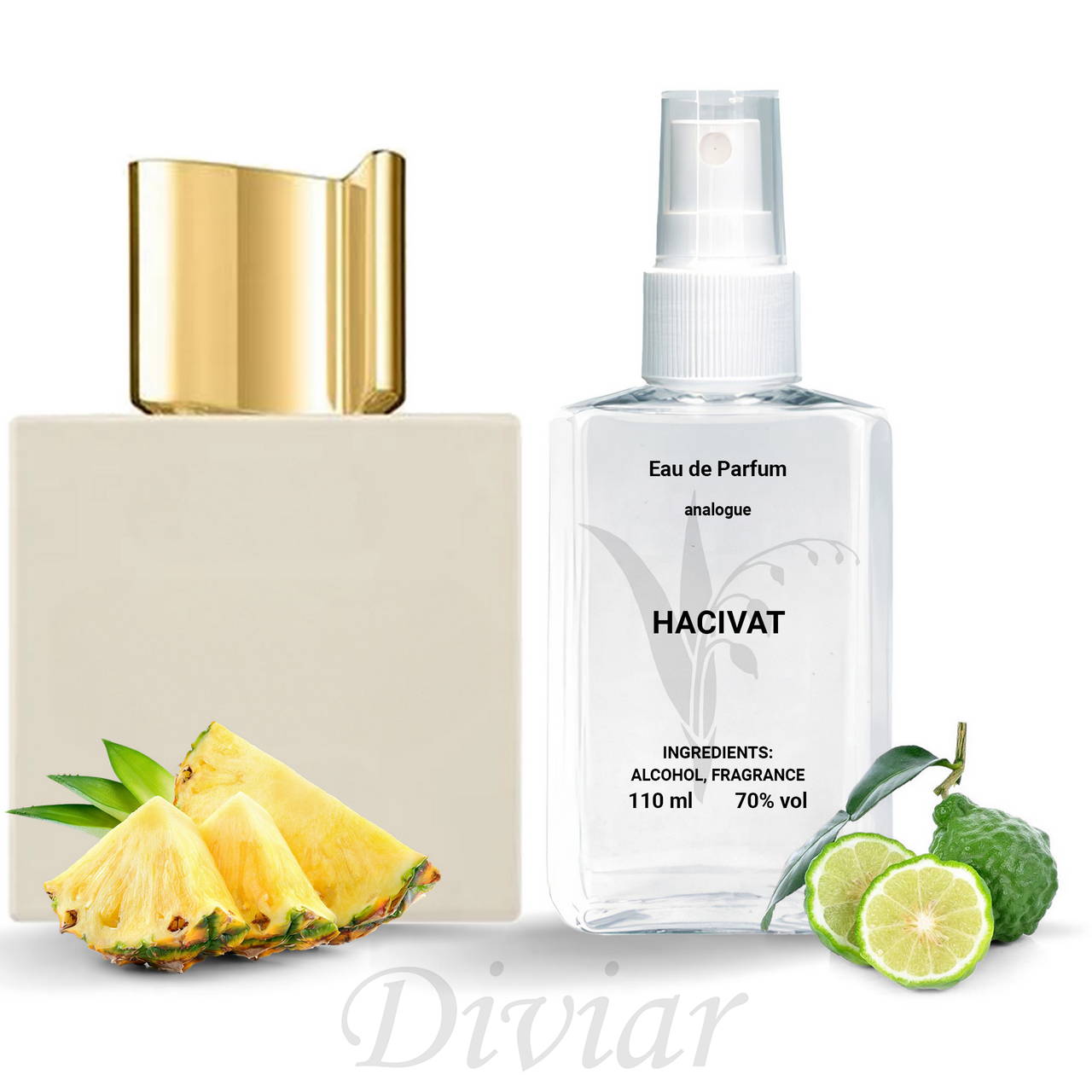 Аромат схожий на Hacivat nishane, парфумована вода, наливні французькі парфуми, парфуми унісекс