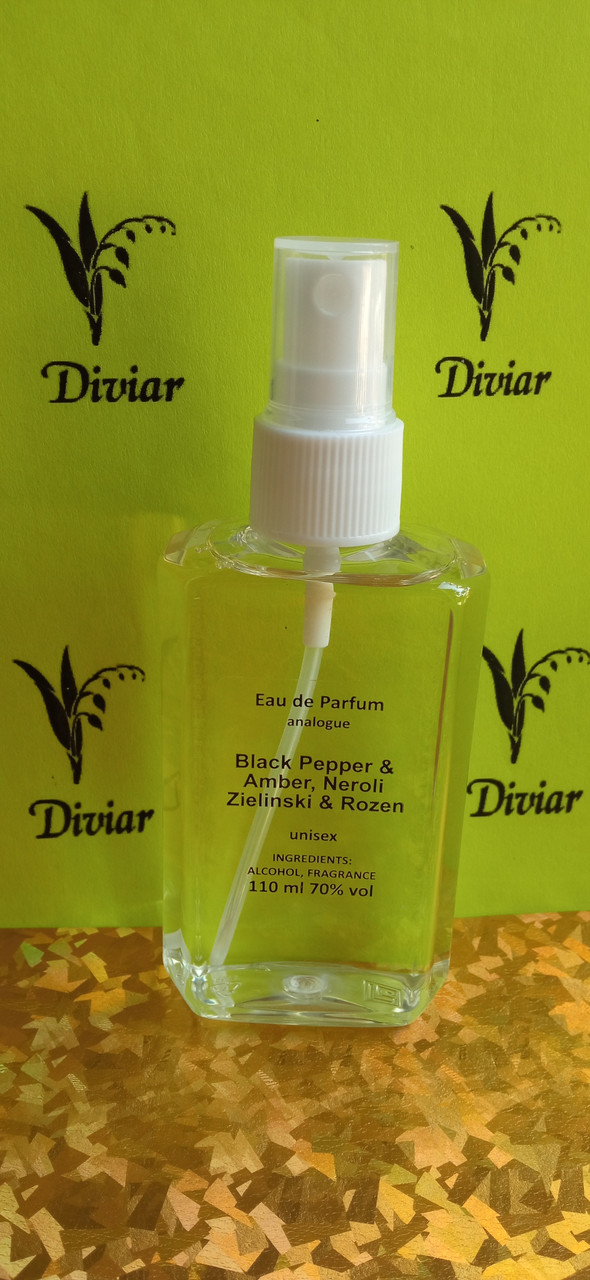 Аромат схожий на Zielinski&Rozen black pepper&amber, neroli, парфумована вода, наливні парфуми