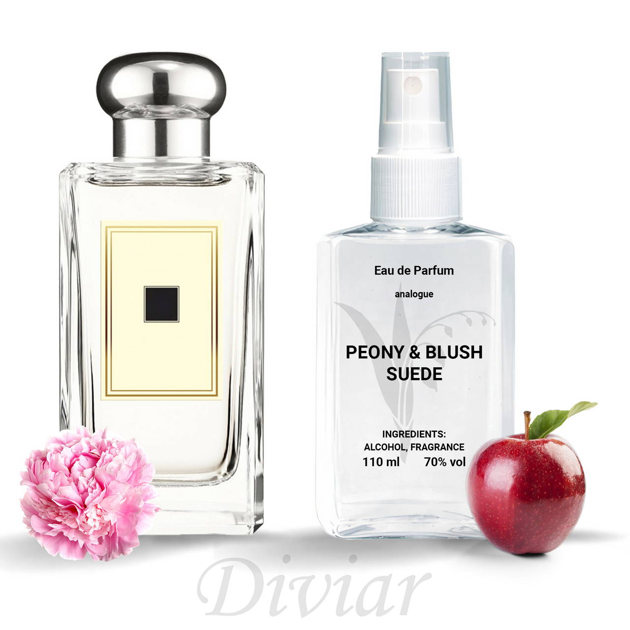 Парфумована вода Peony & Blush Suede, наливні французькі парфуми, парфуми унісекс