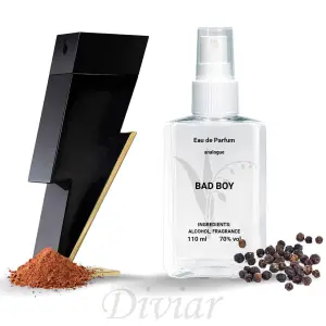 Аромат схожий на Carolina Herrera Bad Boy, чоловіча парфумована вода, наливні парфуми