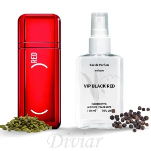 Аромат схожий на Carolina Herrera 212 Vip Black Red, парфумована вода, наливні парфуми