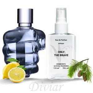 Аромат схожий на Diesel Only the Brave, чоловіча парфумована вода, наливні парфуми дизель він зе брейв
