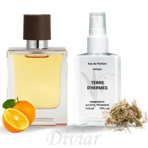 Аромат схожий на Hermes Terre d'hermes, чоловіча парфумована вода, наливні парфуми