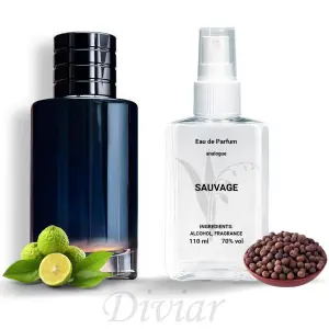 Аромат схожий на Christian Dior Sauvage, парфумована чоловіча вода, наливні французькі парфуми саваг