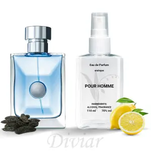 Аромат схожий на Versace pour homme, парфумована чоловіча вода, наливні французькі парфуми