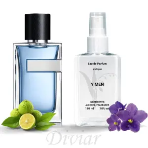 Аромат схожий на Yves Saint Laurent Y men, парфумована чоловіча вода, наливні французькі парфуми
