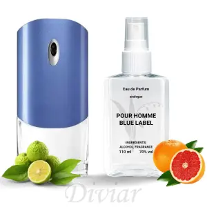 Аромат схожий на Живанші Пур Хом Блю Лейбл, парфумована чоловіча вода, наливні французькі парфуми