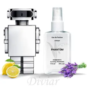 Аромат схожий на Paco Rabanne Phantom, парфумована чоловіча вода, наливні французькі парфуми