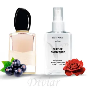 Аромат схожий на Джорджіо Армані сі роуз сигнатюр, французькі жіночі, наливні духи, парфумована вода