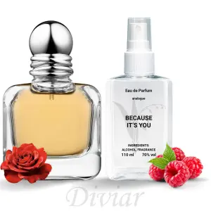 Аромат схожий на джорджіо армані емпоріо бікоз ітс ю, жіночі, французькі наливні духи, парфумована вода