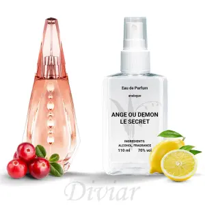 Аромат схожий на Живанші ангел і демон ле сикрет, парфумована жіноча вода, наливні французькі парфуми