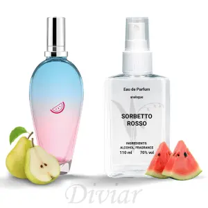 Парфумована вода Sorbetto Rosso, наливні жіночі парфуми, парфуми 110 мл