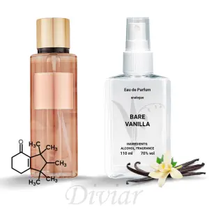 Аромат схожий на victoria's secret bare vanilla, парфумована вода, наливні парфуми, жіночі парфуми 110 мл