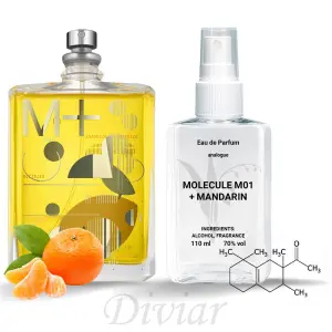 Аромат схожий на молекулу 01 + мандарин, парфумована вода, наливні французькі парфуми унісекс